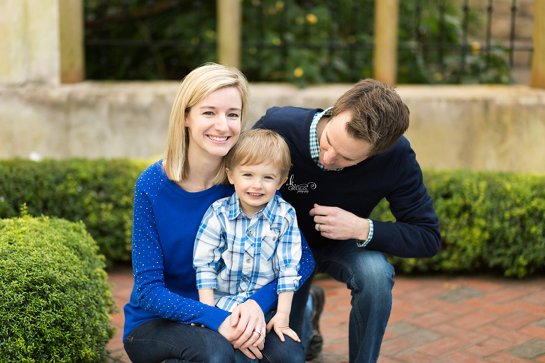 Mother and son looking at camera - St. Louis Photography